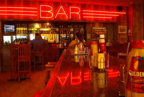 Airport bar