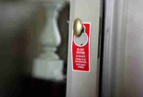 Do Not Disturb sign