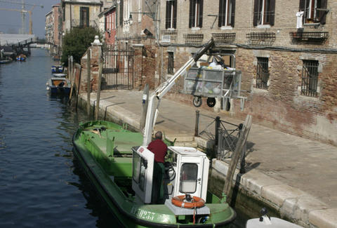 garbage boat