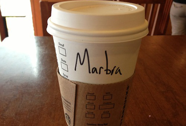 Misspelled Starbucks Barbara