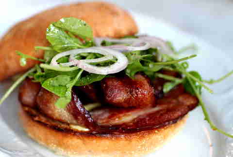Bacon sandwich at The Cavalier