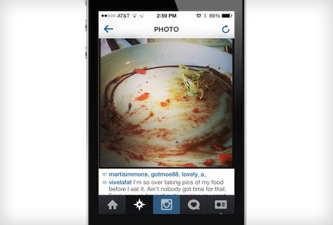 clean plate Instagram
