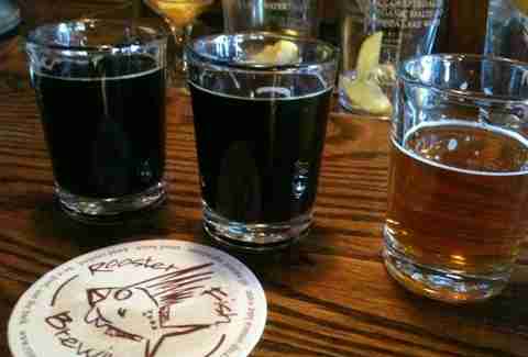 Roosterfish beer and coaster