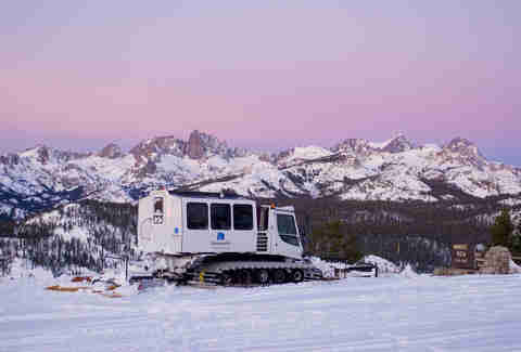 Snowcat to a romantic dinner at Mammoth