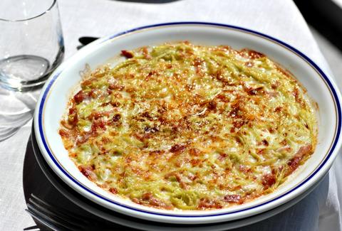 baked tagliolini