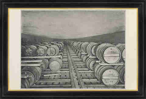 Barrels of Johnnie Walker