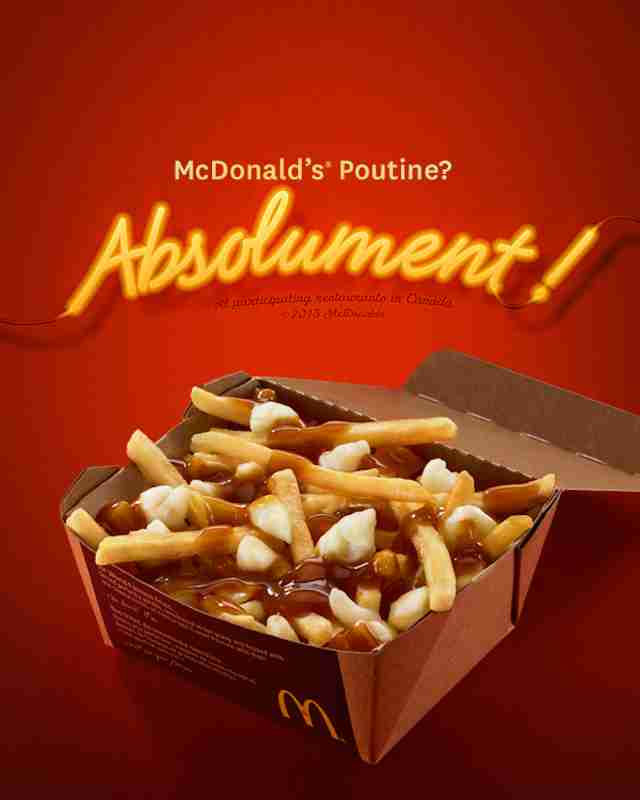 mcdonalds poutine