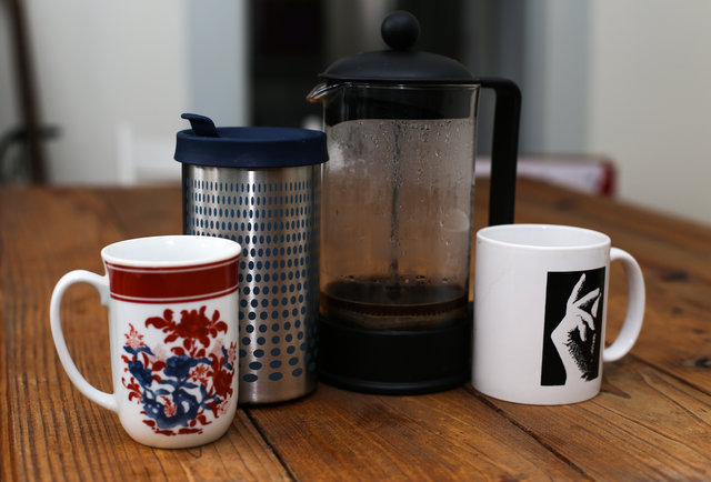 Test: french maker old maker coffee regular  coffee French press Taste press The a Impress vs. vs