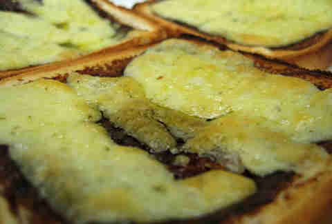 vegemite cheese toast