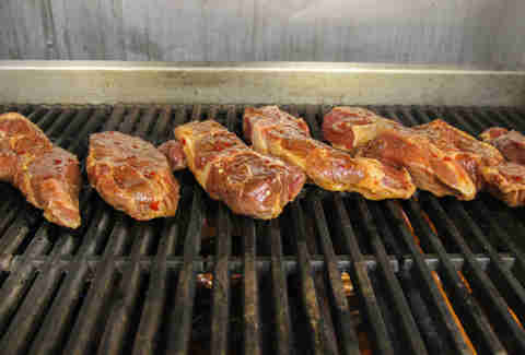 ribs on grill
