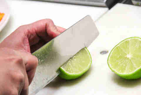 cut up lime