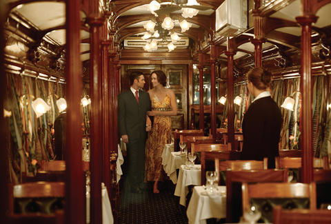 fancy dress on safari train