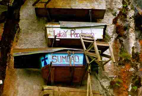 hanging coffins
