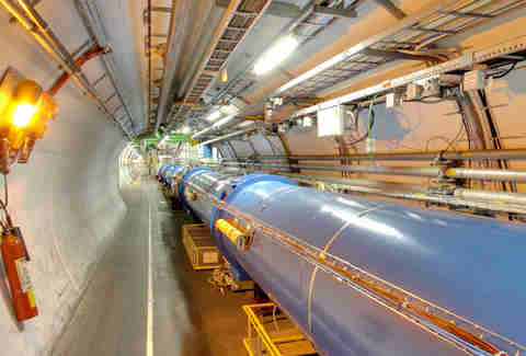 Large Hadron Collider Tunnel