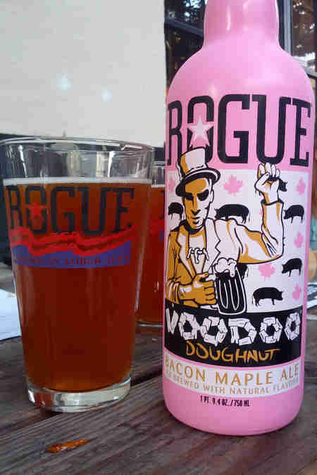 rogue voodoo doughnuts maple bacon