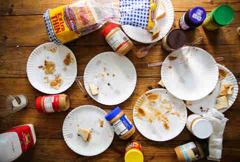 peanut butter mess
