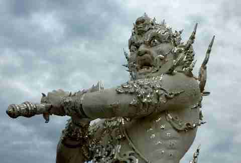 Rahu statue