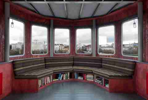 Boat hotel interior
