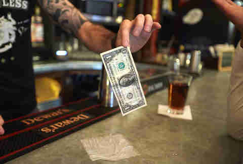 The Tipping Wet Spot