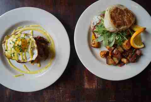 The brunch at Deep Ellum