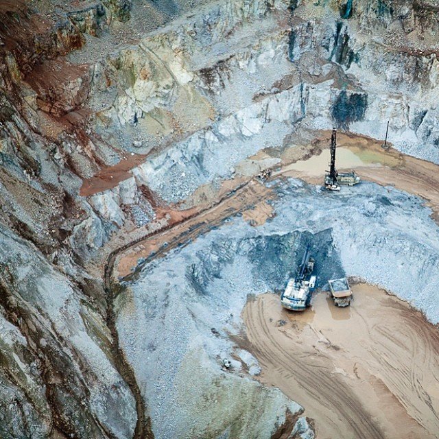 open pit mine