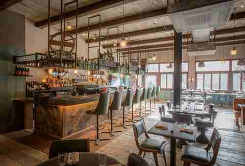 Q Grill interior