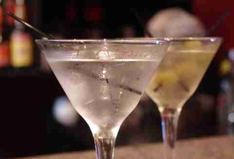 Two cocktails at Redemption