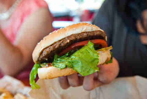 this is actually a photo of the vegan burger