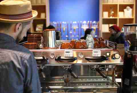 Barista at Blue Bottle