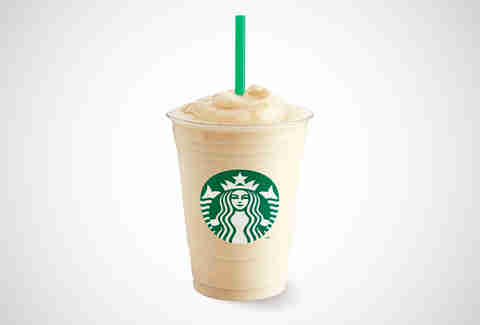 Starbucks Greece banana yogurt frappuccino