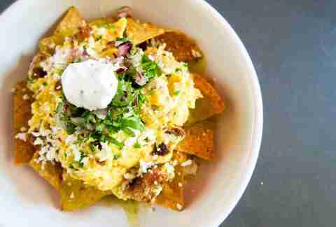 chorizo and eggs