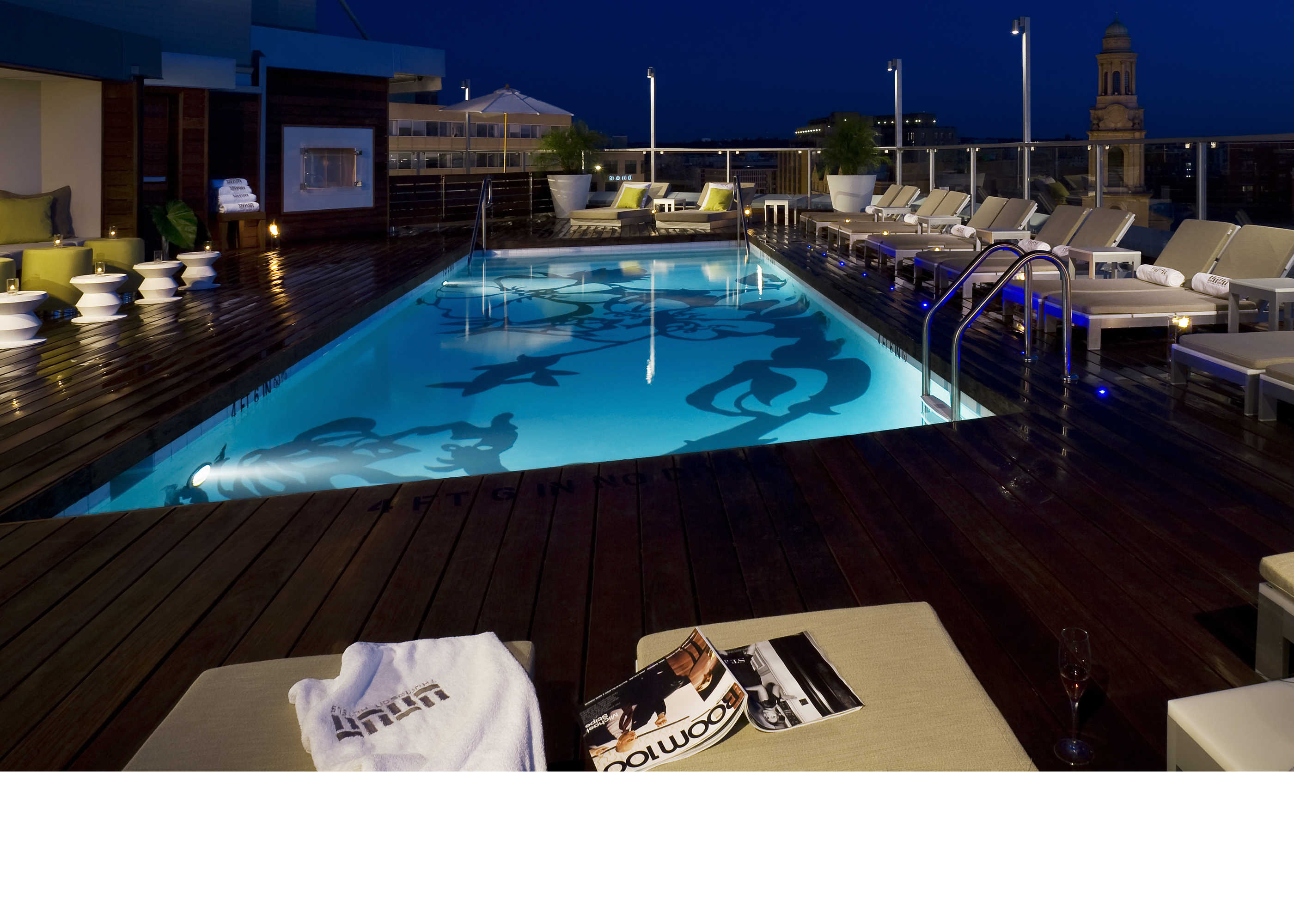 The DNV Rooftop pool