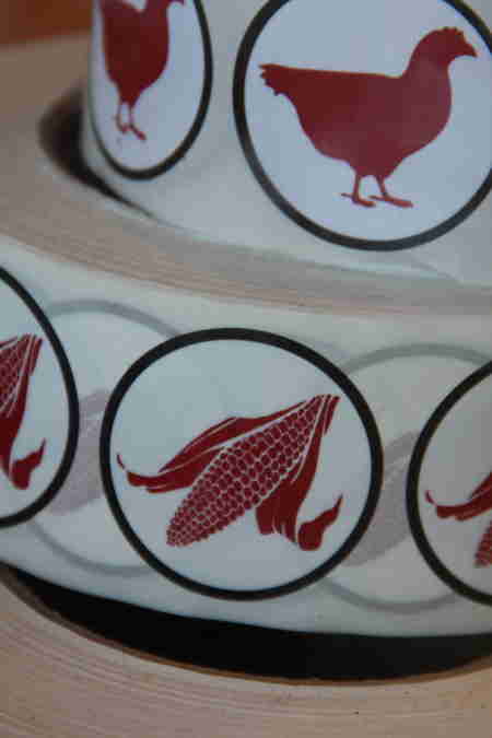 Veggie sticker at 4505 BBQ