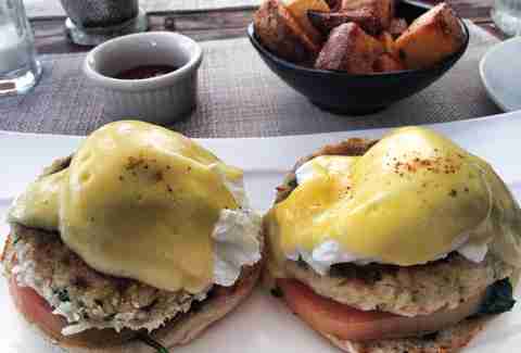 Eggs Benedict at Local House Miami Beach