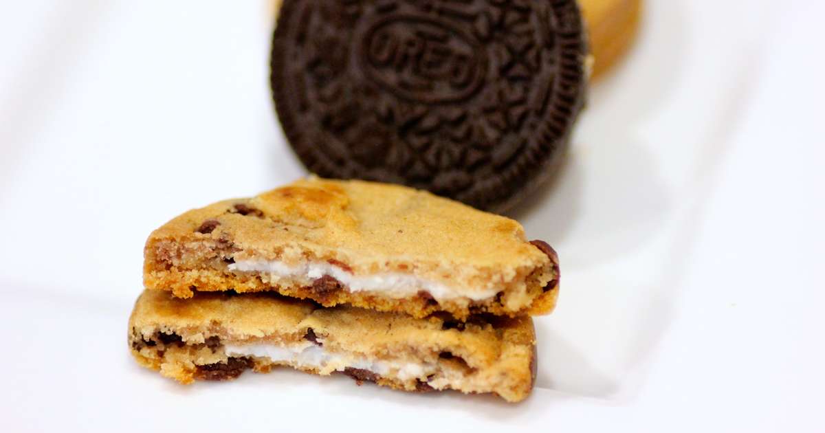 Chips Ahoy Oreo Creme Filled and Birthday Frosting Filled Cookies