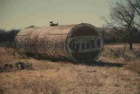 Gulf Oil Drum