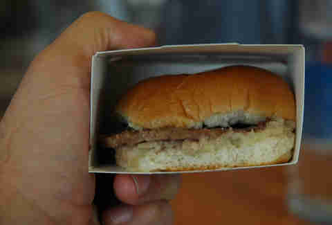 White Castle slider