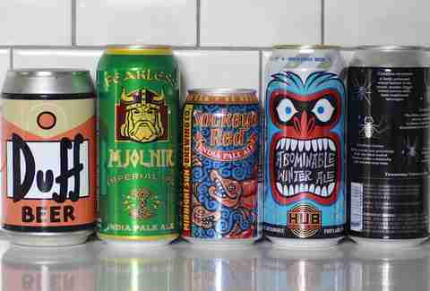 Beer cans