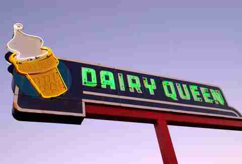 dairy queen sign