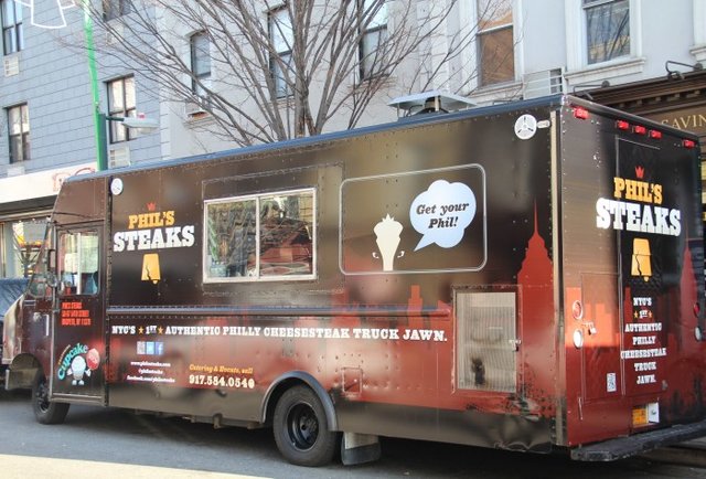 The city's first cheesesteak truck