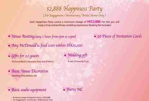 wedding package