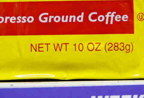 ground coffee