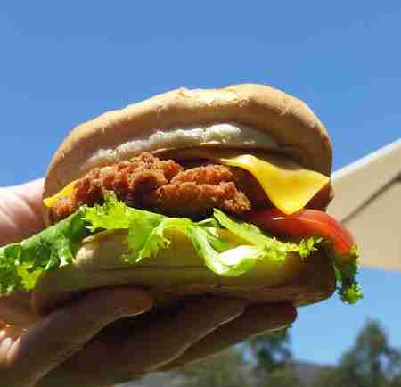 fast-food chicken sandwich