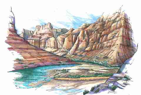 grand canyon rendering