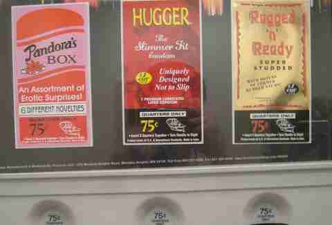 Condom machine