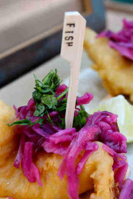 Crispy Fish Tempura Tacos