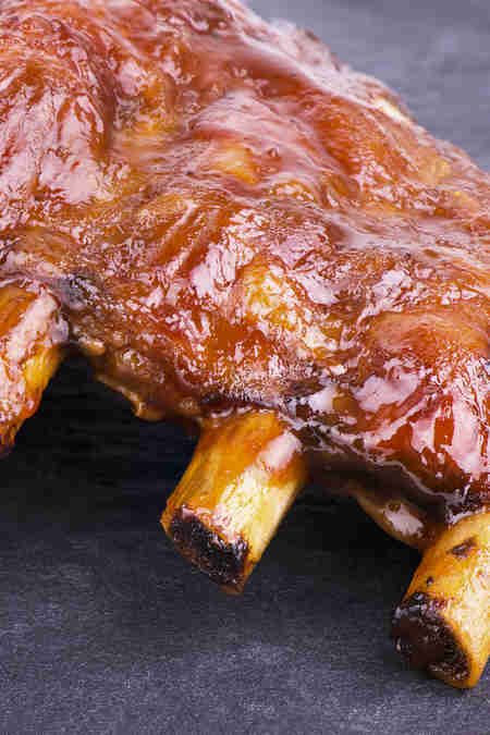 Agave-Glazed Spare Ribs