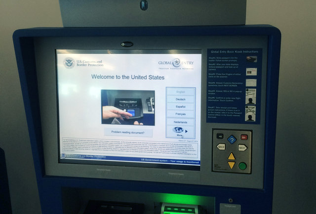 Questions Global Entry Kiosk