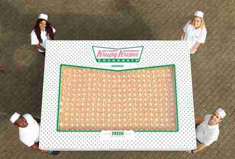 Krispy Kreme giant donut box