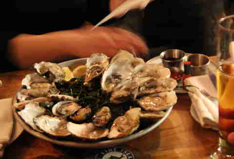 Oysters at Upstate